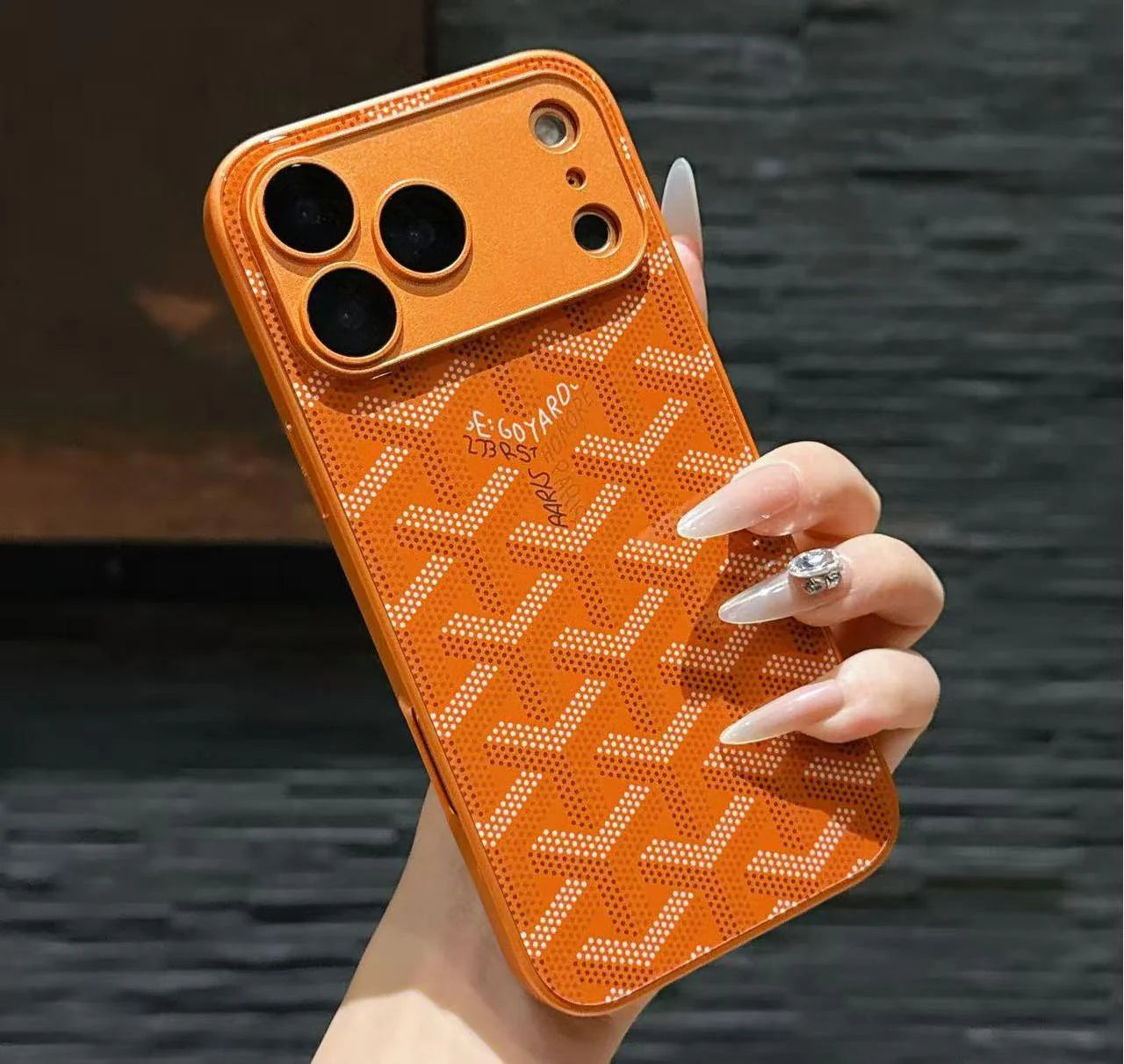iPhone 17 Pro Max Luxury Monogram Pattern Case
