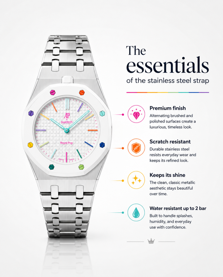 Royal Pop Steel Bracelet | RIGHT version