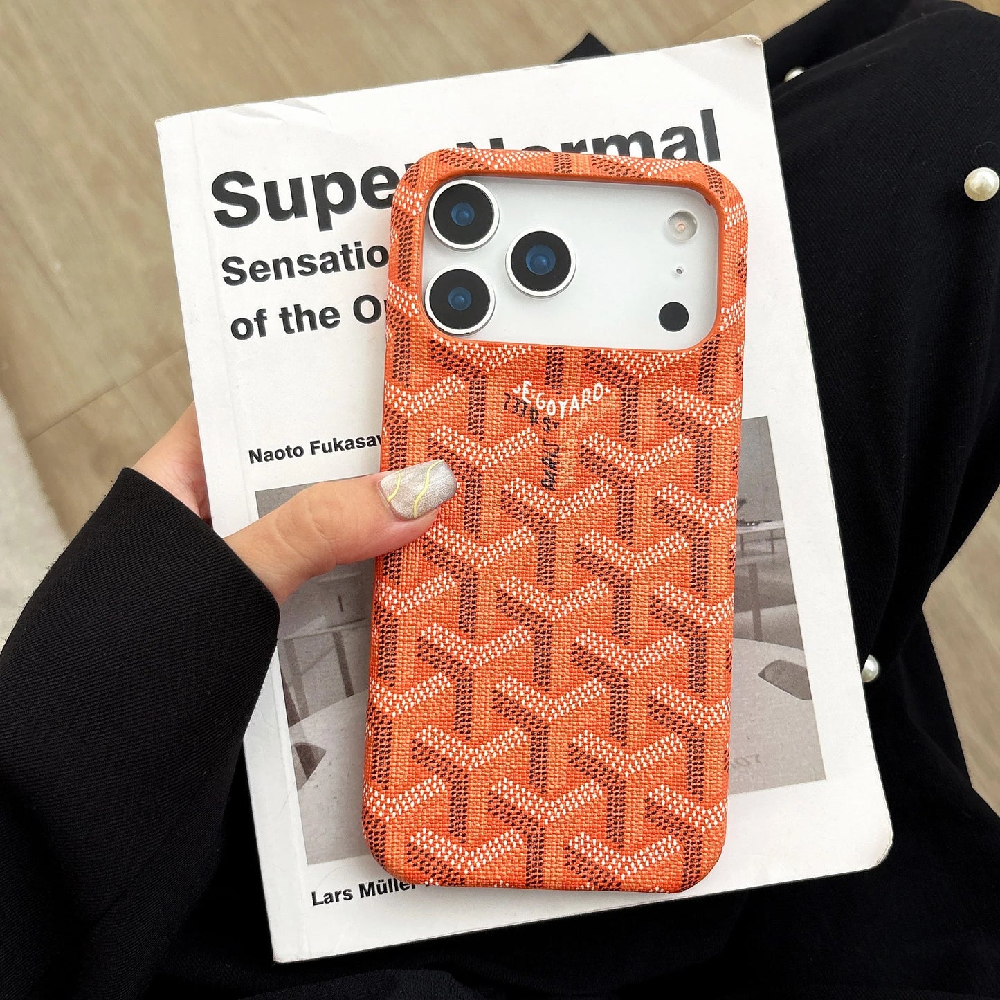 iPhone 17 Pro Max Luxury Monogram Pattern Case