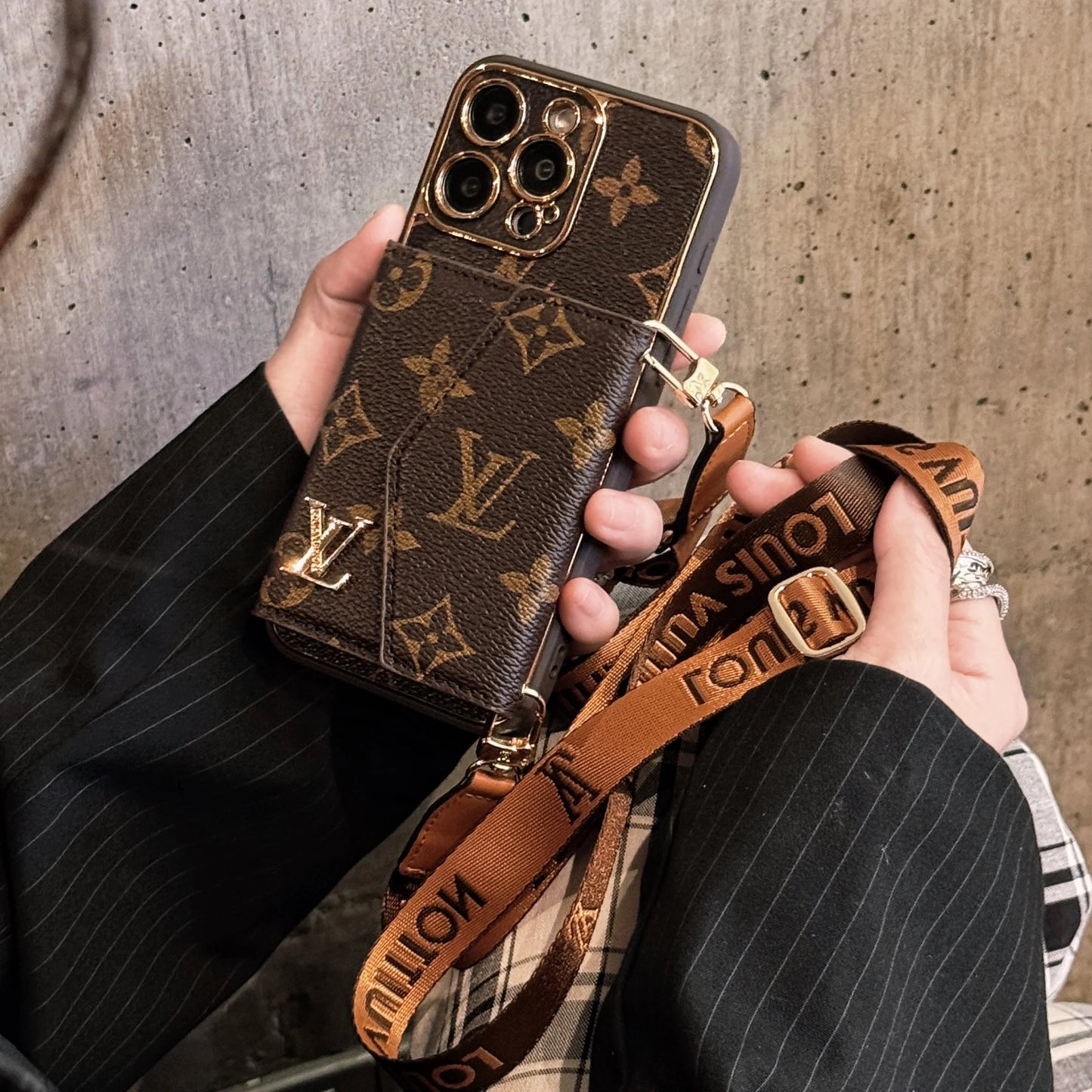 iPhone 17 Pro Max Wallet Case with Strap