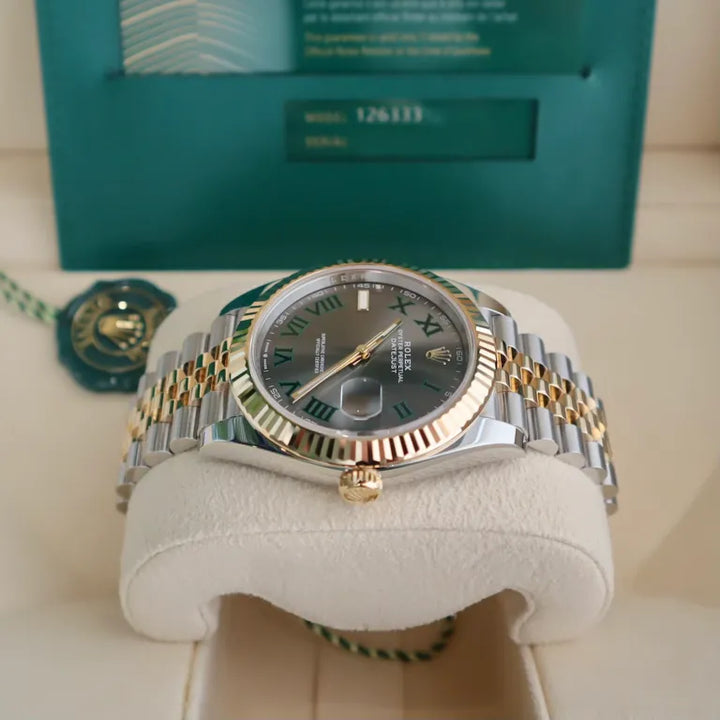 RLX Datejust 41 ‘Wimbledon’ Dial Two-Tone Jubilee