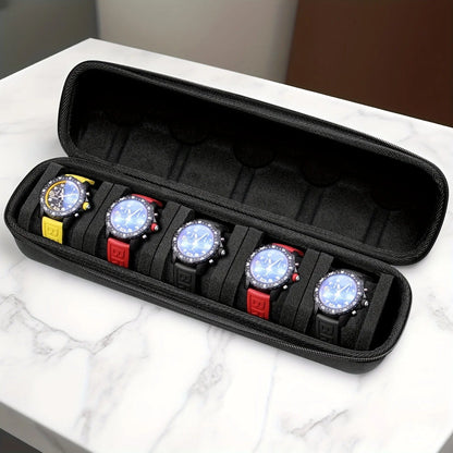 NomadVault™ 5-Slot Travel Watch Case