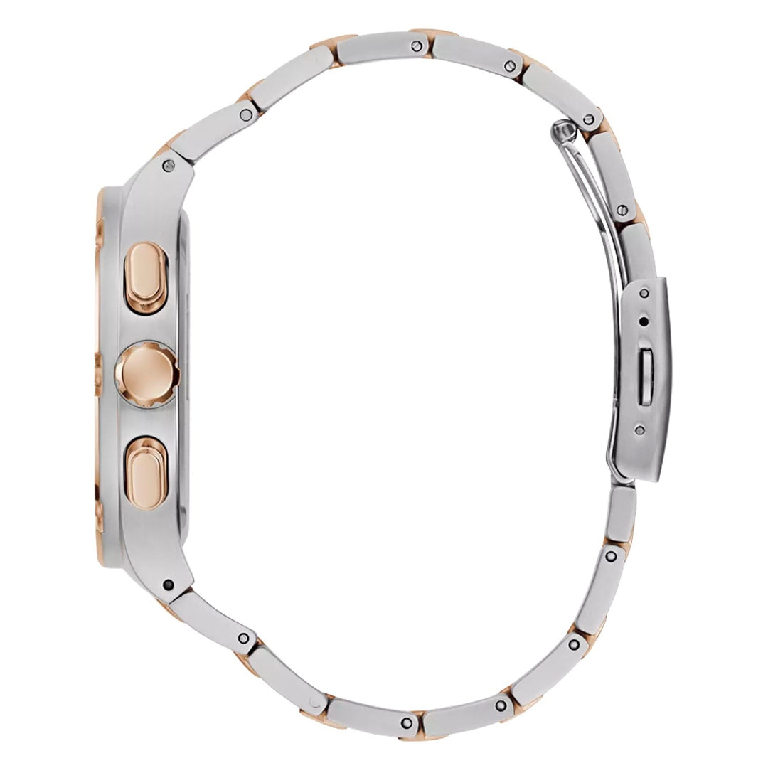 GSS GW0572G4 pour homme Couleur du boîtier 2 tons - Bracelet en acier inoxydable de forme carrée