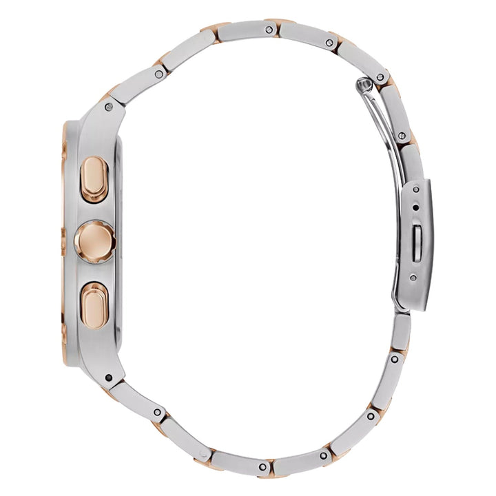 GSS GW0572G4 pour homme Couleur du boîtier 2 tons - Bracelet en acier inoxydable de forme carrée