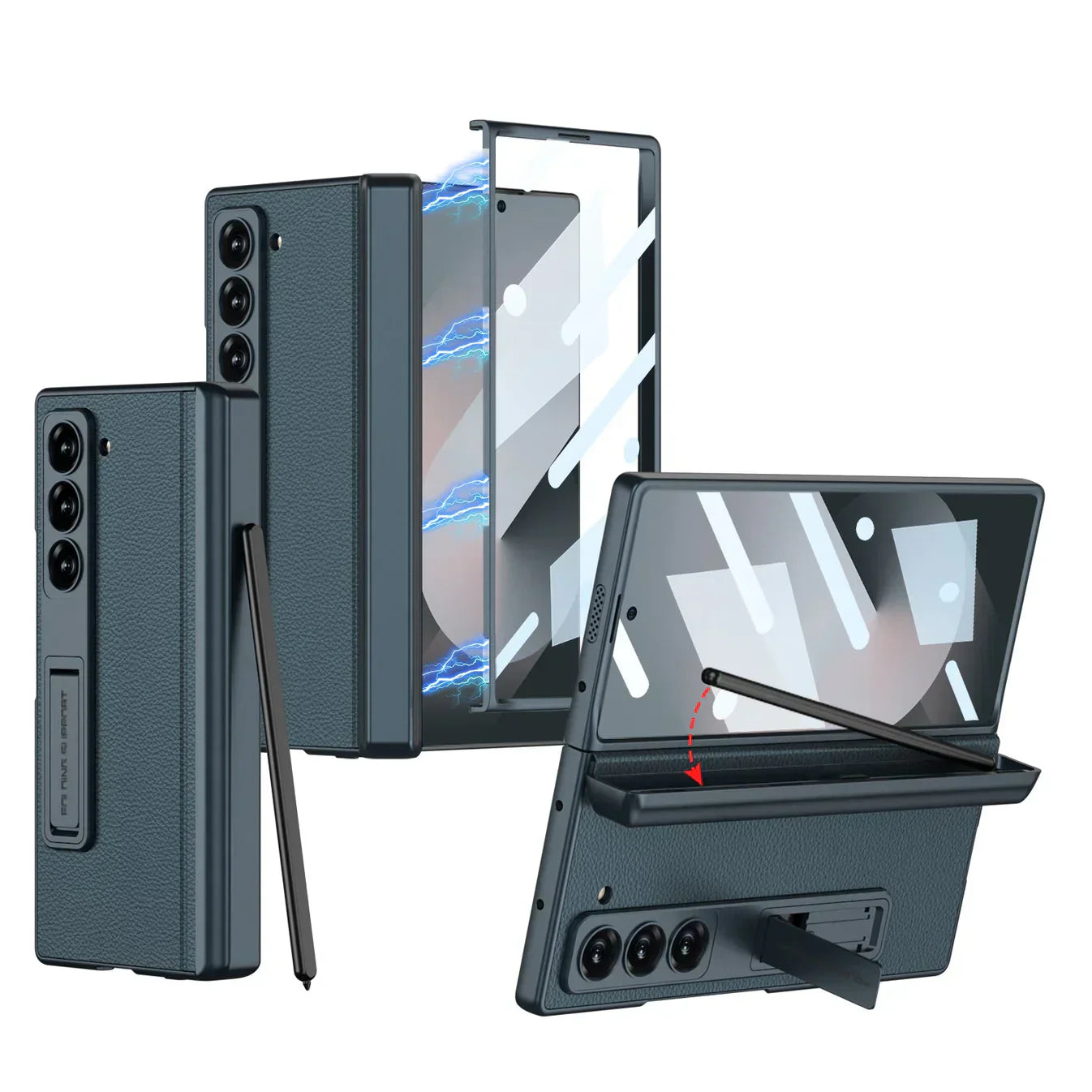 Magneto® - Leather Pen Box Case with Screen Protector