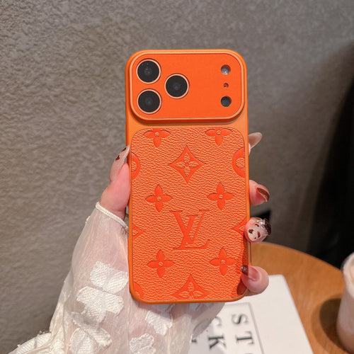 The Tangerine Monogram iPhone Case