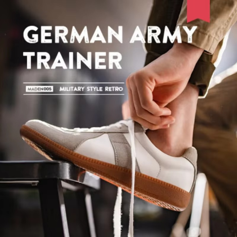 Vornstein™ Heritage GT Suede-Panel Trainer – Classic Retro Unisex Casual Sneaker