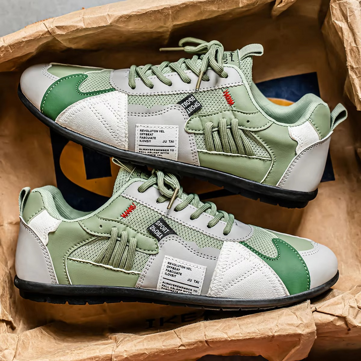 Stridez™ PatchTrail Urban Trek Sneaker – Multi-Color Outdoor Comfort