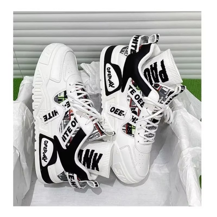 VoltAxis™ Urban Tech Platform Sneaker – Graphic Street Edition