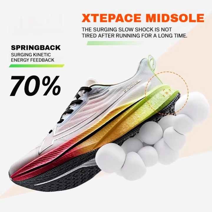GlideFusion™ 3.0 Performance Running Shoes – Lightweight Gradient Cushion Trainers