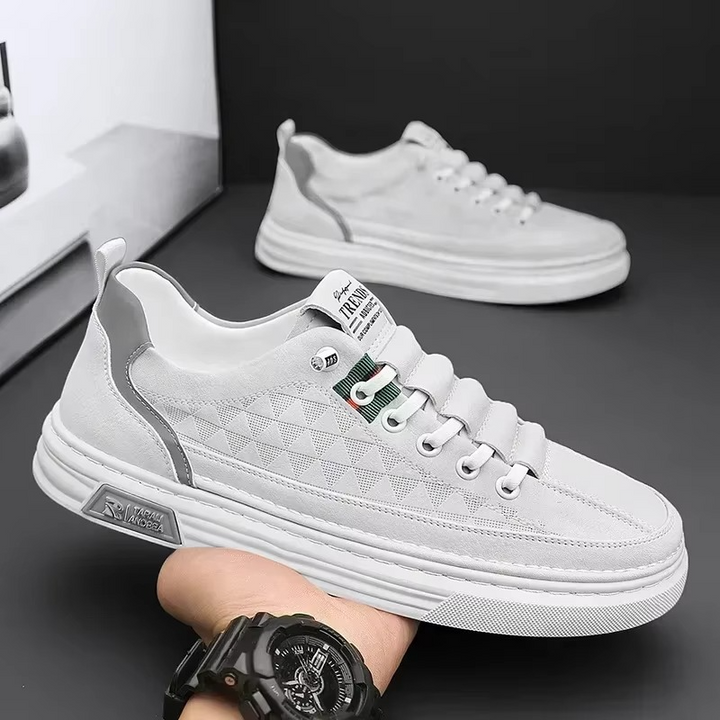Aeroset™ Urban Luxe Retro Trainer – Diamond Mesh Suede