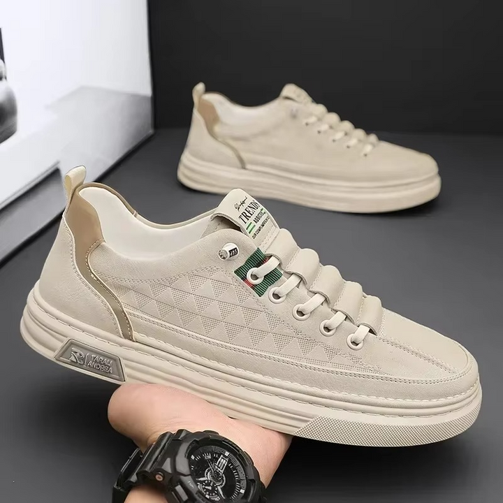 Aeroset™ Urban Luxe Retro Trainer – Diamond Mesh Suede