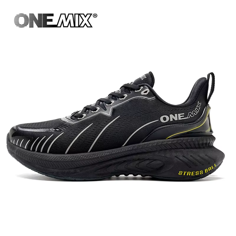 NovaSprint™ Blaze Orange Performance Runners – Max Cushion Stability Shoes