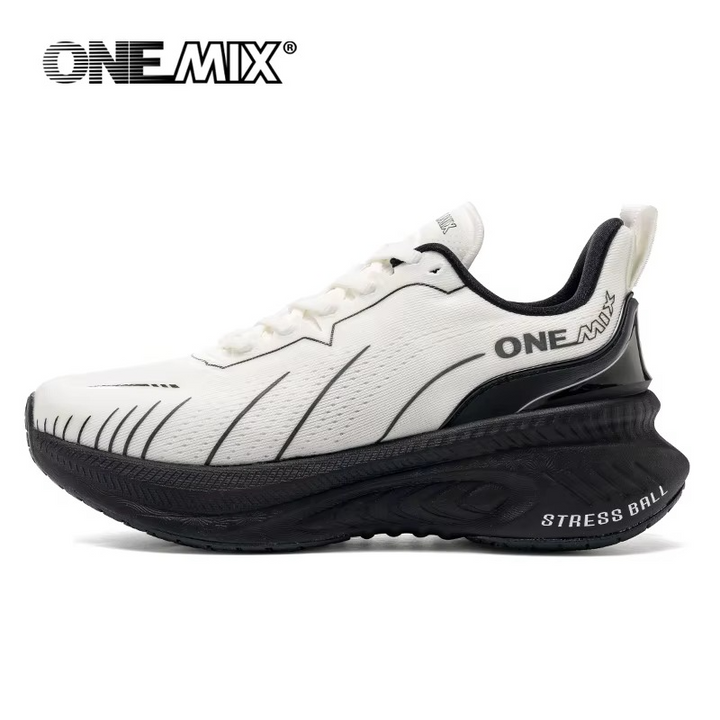 NovaSprint™ Blaze Orange Performance Runners – Max Cushion Stability Shoes