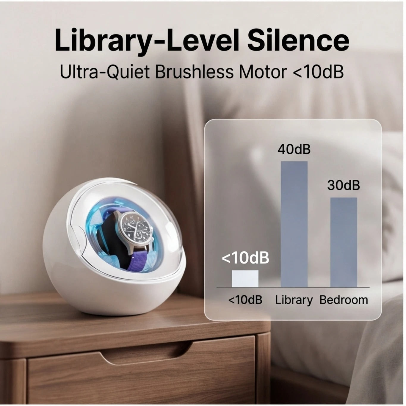 LumaSphere™ Futuristic Automatic Watch Winder