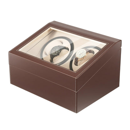 AurumDock™ 4+6 Automatic Watch Winder & Collector Display Case