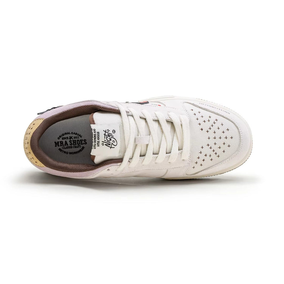 GHOSTVOLT™ Retro Skate Low – Illustrated Street-Punk Graphic Sneakers