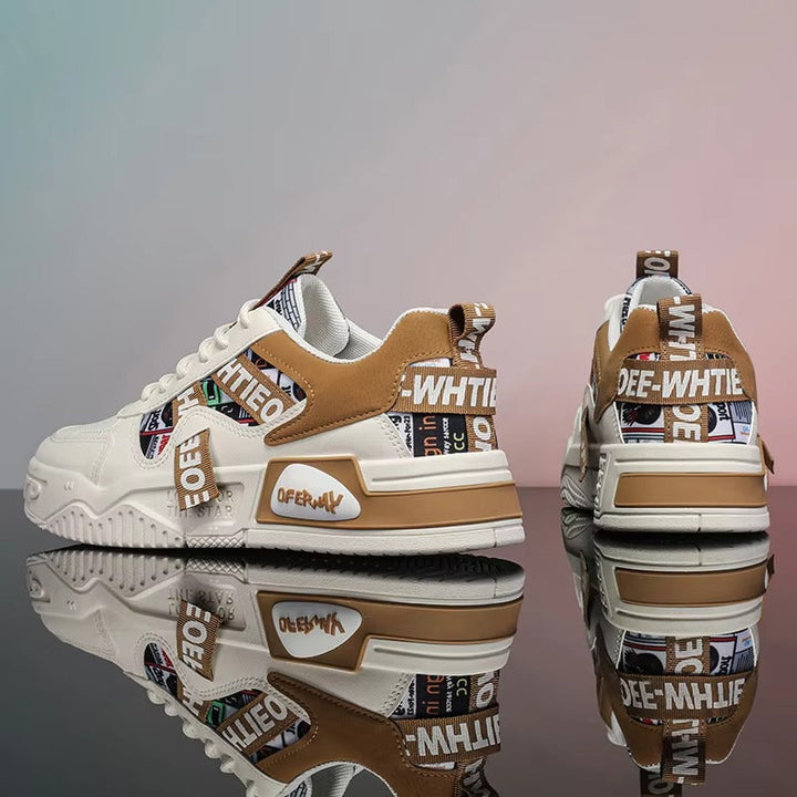 AEROFORM™ FluxPanel Retro-Tech Chunky Sneakers | Breathable Casual Streetwear Shoes