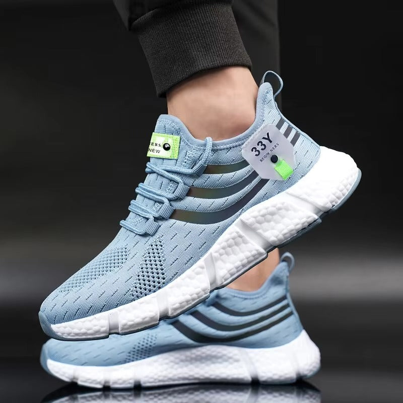 STRYDO™ FlexKnit Lite Runner | Breathable Lightweight Mesh Men’s Sport Sneakers