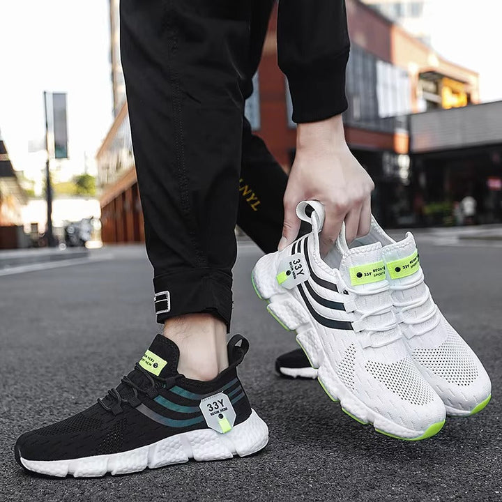AeroStride FluxKnit Runner – Lightweight Breathable Mesh Athletic Sneakers