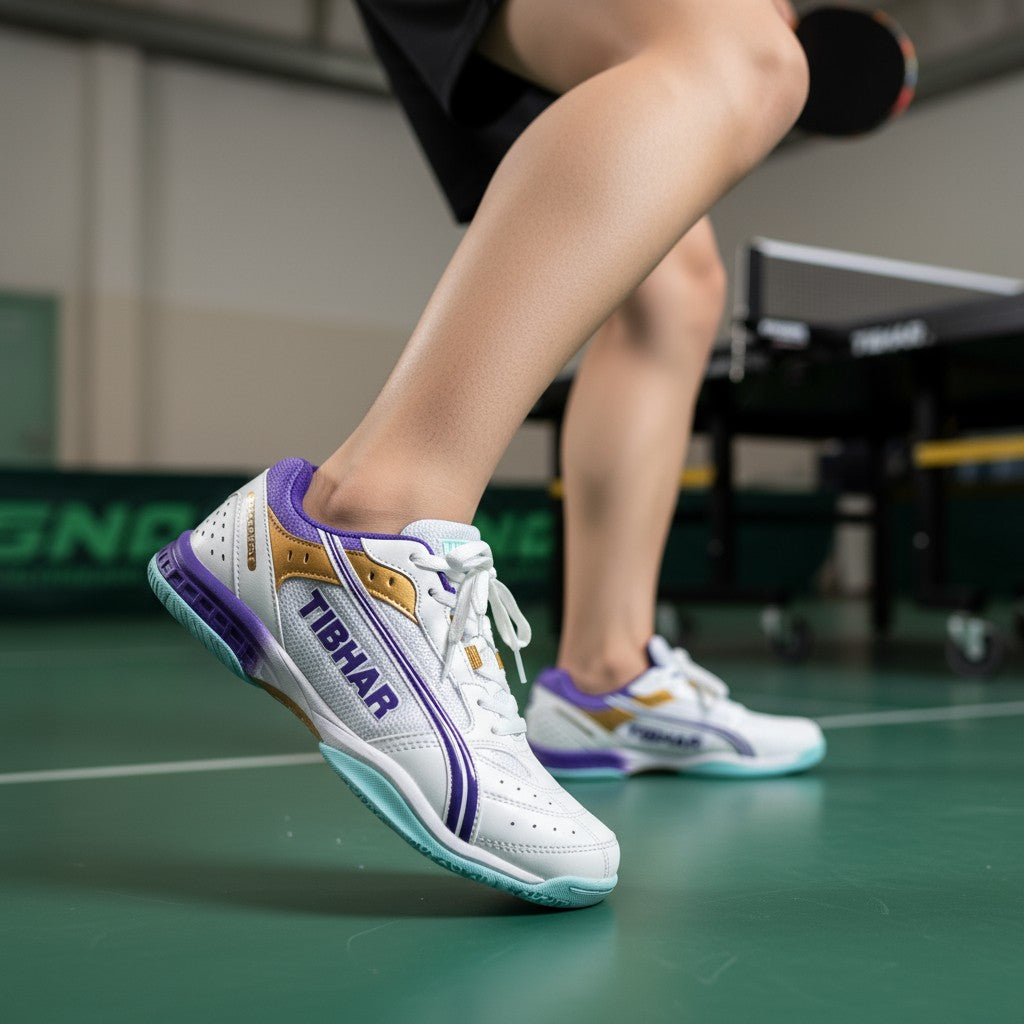 SpinPro™ Indoor Court Shoes – Lightweight Table Tennis & Badminton Sneakers